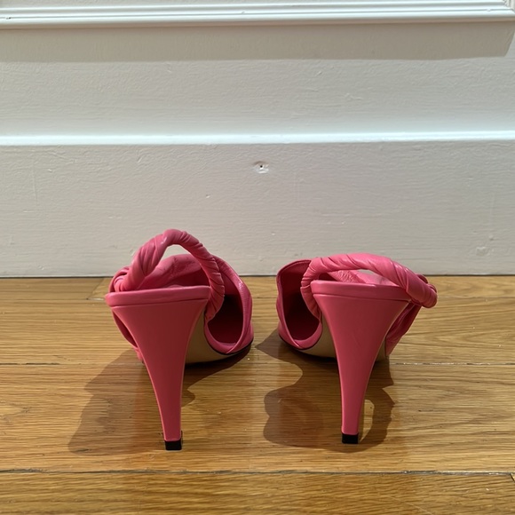 Bottega Veneta D’Orsay Pink Slingback Heels - Picture 5 of 8